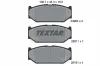 Bremsbelagsatz, Scheibenbremse Vorderachse TEXTAR 2396201