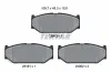 Bremsbelagsatz, Scheibenbremse Vorderachse TEXTAR 2396302