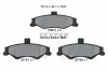 Bremsbelagsatz, Scheibenbremse Hinterachse TEXTAR 2397501