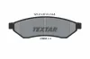 Bremsbelagsatz, Scheibenbremse Hinterachse TEXTAR 2399401
