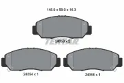 Bremsbelagsatz, Scheibenbremse Vorderachse TEXTAR 2405301