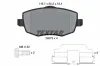 Bremsbelagsatz, Scheibenbremse Vorderachse TEXTAR 2407302