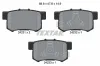 Bremsbelagsatz, Scheibenbremse Hinterachse TEXTAR 2423101