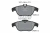 Bremsbelagsatz, Scheibenbremse Hinterachse TEXTAR 2425301