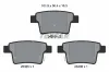 Bremsbelagsatz, Scheibenbremse Hinterachse TEXTAR 2426001