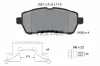 Bremsbelagsatz, Scheibenbremse Vorderachse TEXTAR 2428302