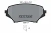 Bremsbelagsatz, Scheibenbremse Vorderachse TEXTAR 2429701