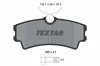 Bremsbelagsatz, Scheibenbremse Vorderachse TEXTAR 2430201