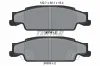 Bremsbelagsatz, Scheibenbremse Hinterachse TEXTAR 2430401