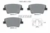 Bremsbelagsatz, Scheibenbremse Hinterachse TEXTAR 2431201