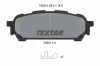 Bremsbelagsatz, Scheibenbremse Hinterachse TEXTAR 2433101