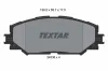 Bremsbelagsatz, Scheibenbremse Vorderachse TEXTAR 2433601