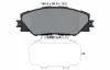 Bremsbelagsatz, Scheibenbremse Vorderachse TEXTAR 2433701