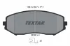Bremsbelagsatz, Scheibenbremse Vorderachse TEXTAR 2434601