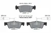 Bremsbelagsatz, Scheibenbremse Hinterachse TEXTAR 2436701