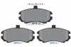 Bremsbelagsatz, Scheibenbremse Vorderachse TEXTAR 2436901