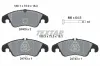Bremsbelagsatz, Scheibenbremse Vorderachse TEXTAR 2440901