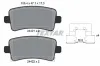 Bremsbelagsatz, Scheibenbremse Hinterachse TEXTAR 2442101