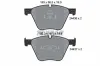 Bremsbelagsatz, Scheibenbremse Vorderachse TEXTAR 2443601