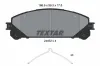 Bremsbelagsatz, Scheibenbremse Vorderachse TEXTAR 2445201