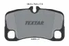 Bremsbelagsatz, Scheibenbremse Hinterachse TEXTAR 2445401