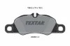 Bremsbelagsatz, Scheibenbremse Vorderachse TEXTAR 2445902