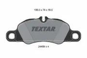 Bremsbelagsatz, Scheibenbremse Vorderachse TEXTAR 2445902