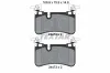 Bremsbelagsatz, Scheibenbremse Hinterachse TEXTAR 2447301