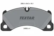 Bremsbelagsatz, Scheibenbremse Vorderachse TEXTAR 2455301