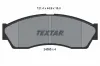 Bremsbelagsatz, Scheibenbremse Vorderachse TEXTAR 2455501