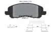 Bremsbelagsatz, Scheibenbremse Vorderachse TEXTAR 2458301