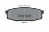 Bremsbelagsatz, Scheibenbremse Hinterachse TEXTAR 2465301