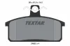Bremsbelagsatz, Scheibenbremse TEXTAR 2466301