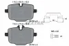 Bremsbelagsatz, Scheibenbremse Hinterachse TEXTAR 2470301