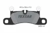 Bremsbelagsatz, Scheibenbremse Hinterachse TEXTAR 2472101