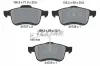 Bremsbelagsatz, Scheibenbremse Vorderachse TEXTAR 2472701