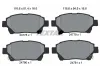 Bremsbelagsatz, Scheibenbremse Vorderachse TEXTAR 2477801