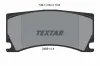 Bremsbelagsatz, Scheibenbremse TEXTAR 2485101