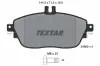 Bremsbelagsatz, Scheibenbremse Vorderachse TEXTAR 2486901