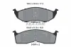 Bremsbelagsatz, Scheibenbremse Vorderachse TEXTAR 2495301