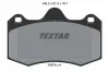 Bremsbelagsatz, Scheibenbremse Vorderachse TEXTAR 2497401