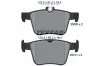 Bremsbelagsatz, Scheibenbremse Hinterachse TEXTAR 2500901