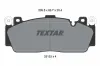 Bremsbelagsatz, Scheibenbremse Vorderachse TEXTAR 2513301