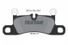 Bremsbelagsatz, Scheibenbremse Hinterachse TEXTAR 2514301