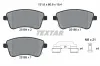 Bremsbelagsatz, Scheibenbremse Vorderachse TEXTAR 2518401