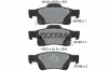 Bremsbelagsatz, Scheibenbremse Hinterachse TEXTAR 2519601