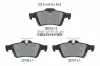 Bremsbelagsatz, Scheibenbremse Hinterachse TEXTAR 2521204