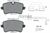Bremsbelagsatz, Scheibenbremse Hinterachse TEXTAR 2521413