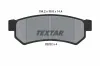 Bremsbelagsatz, Scheibenbremse Hinterachse TEXTAR 2523201
