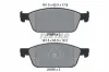 Bremsbelagsatz, Scheibenbremse Vorderachse TEXTAR 2555501